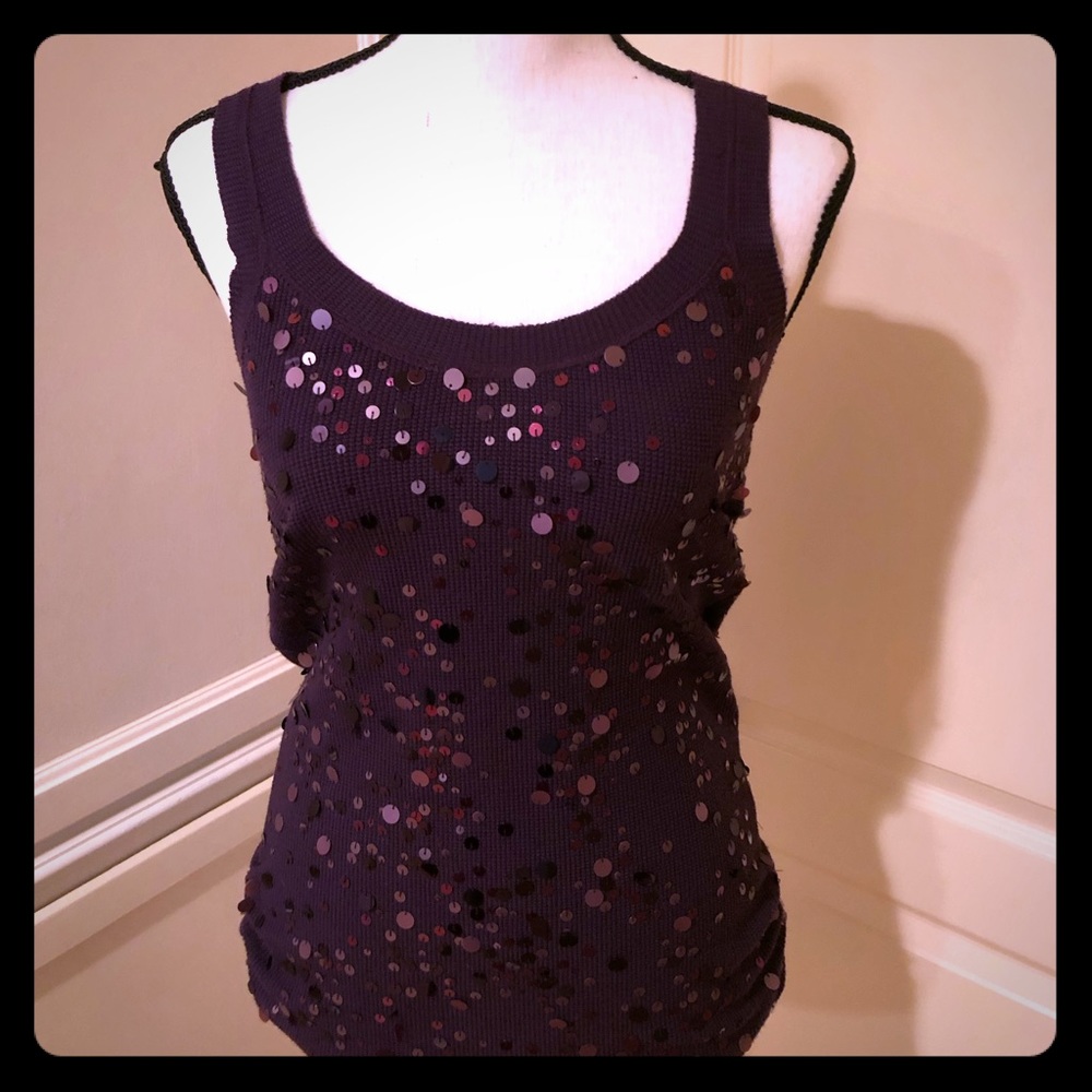 LaROK racer back plum top